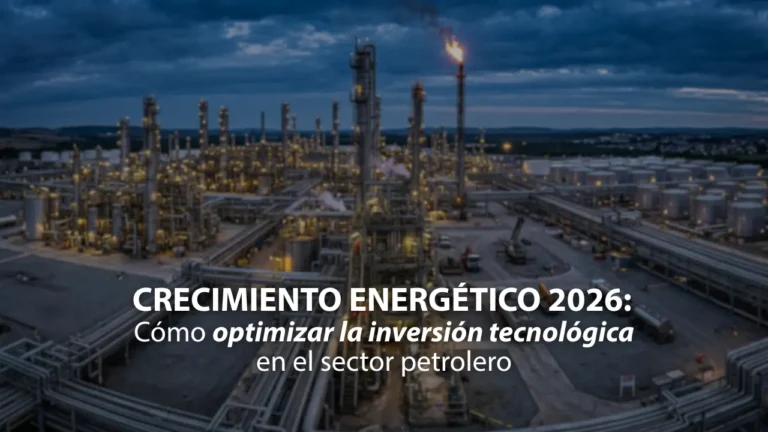 Lee más sobre el artículo Crecimiento Energético 2026: Cómo optimizar la inversión tecnológica en el sector petrolero